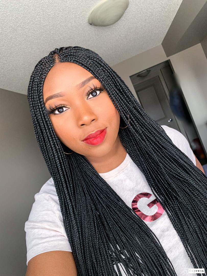 Boxbraids (frontal) – Wigsbygaga