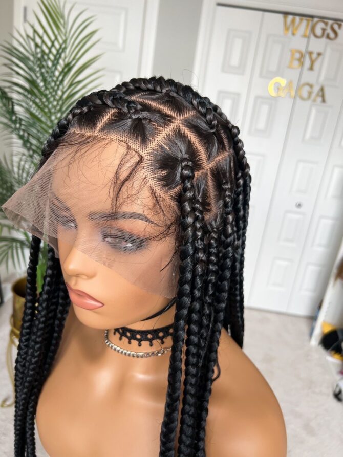 Jumbo knotless fiber full lace wig – Wigsbygaga