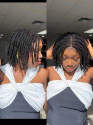 .6” human hair dreadlocs full lacewig