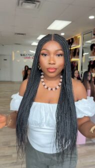 28” knotless braids closure unit - Image 6