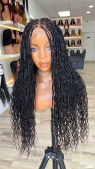 100% boho braids full lacewig - Image 6