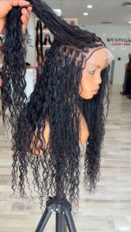 100% boho braids full lacewig - Image 7