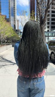 28” knotless braids closure unit - Image 2